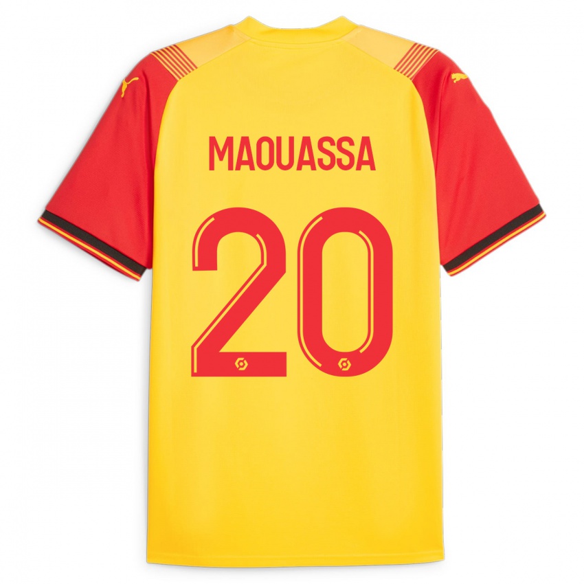 Férfi Faitout Maouassa #20 Sárga Hazai Jersey 2023/24 Mez Póló Ing