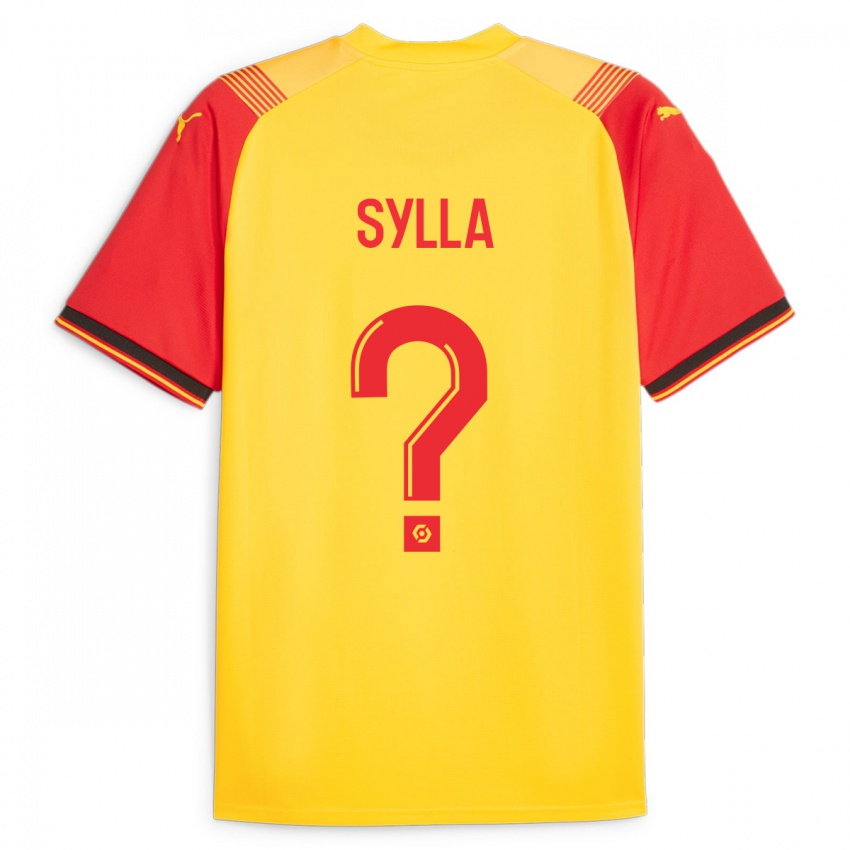 Férfi Fodé Sylla #0 Sárga Hazai Jersey 2023/24 Mez Póló Ing