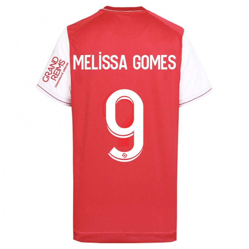 Férfi Melissa Ferreira Gomes #9 Piros Hazai Jersey 2023/24 Mez Póló Ing