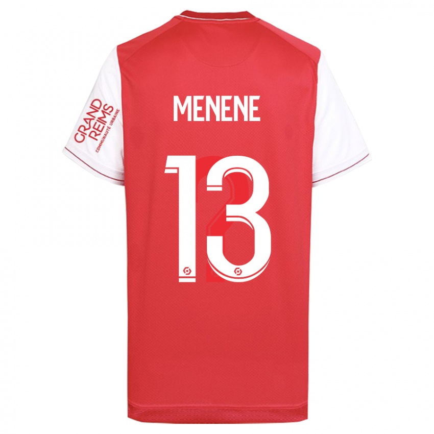 Férfi Meyong Menene #13 Piros Hazai Jersey 2023/24 Mez Póló Ing