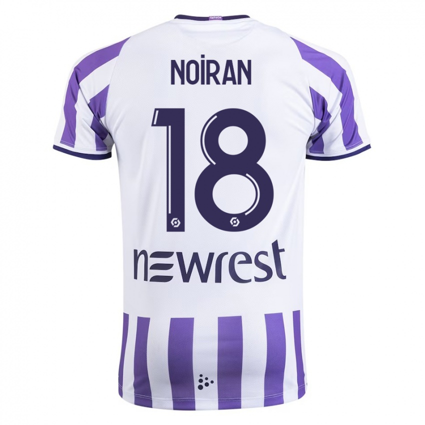 Férfi Clara Noiran #18 Fehér Hazai Jersey 2023/24 Mez Póló Ing