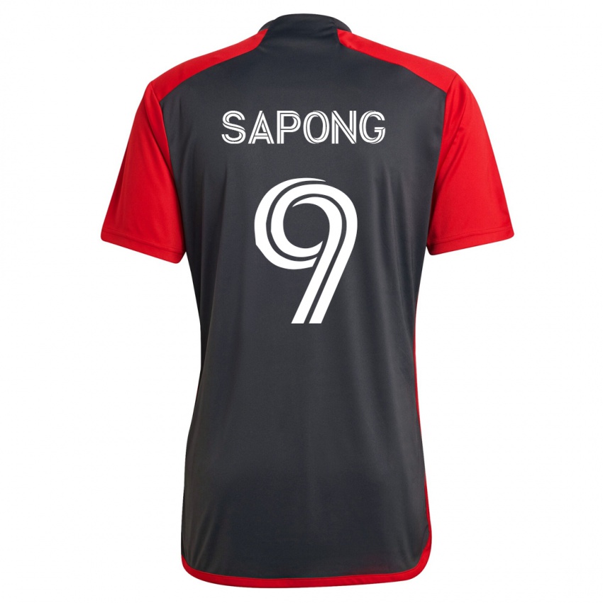 Férfi C.j. Sapong #9 Szürke Hazai Jersey 2023/24 Mez Póló Ing