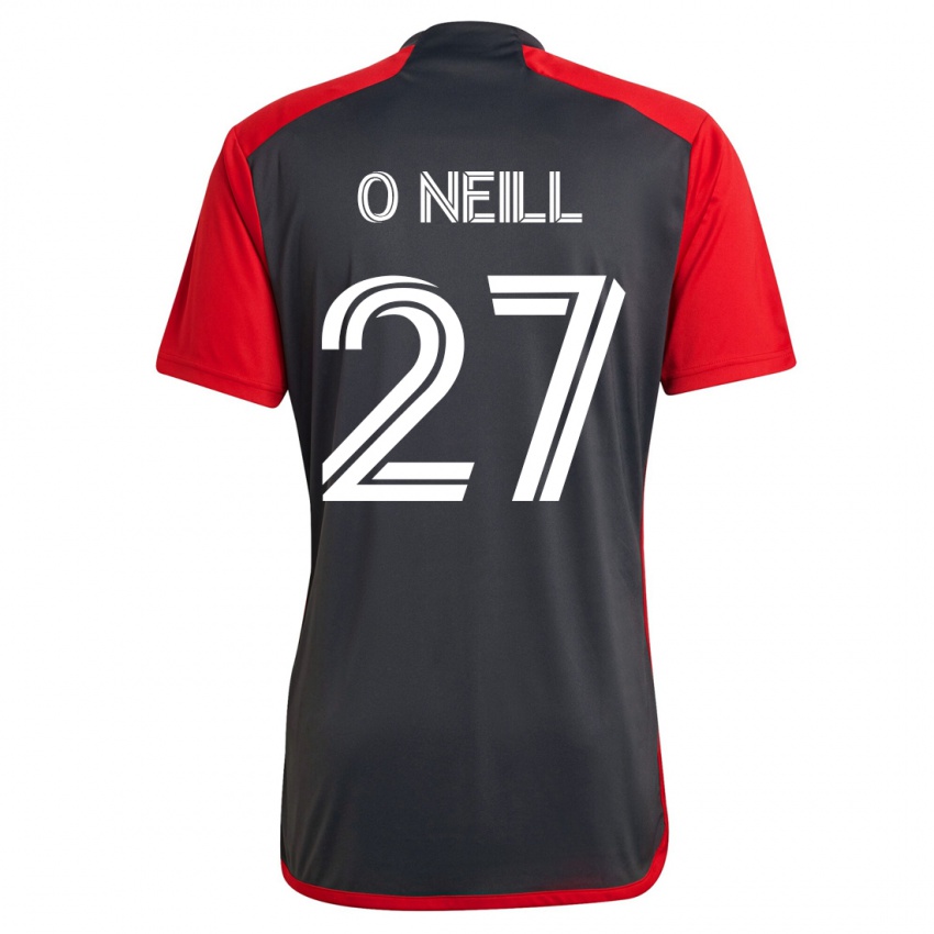 Férfi Shane O'neill #27 Szürke Hazai Jersey 2023/24 Mez Póló Ing