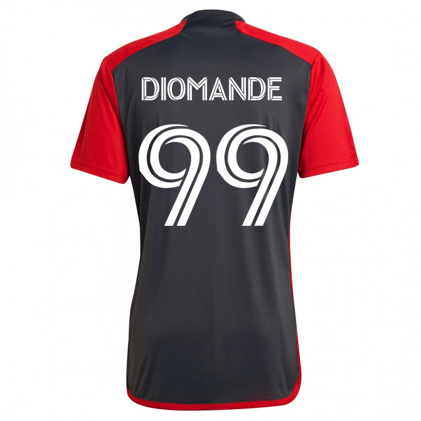 Férfi Adama Diomande #99 Szürke Hazai Jersey 2023/24 Mez Póló Ing