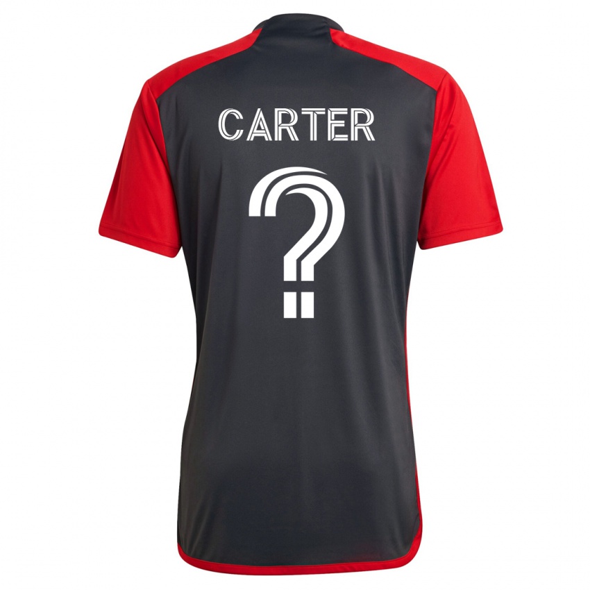 Férfi Ajahni Carter #0 Szürke Hazai Jersey 2023/24 Mez Póló Ing