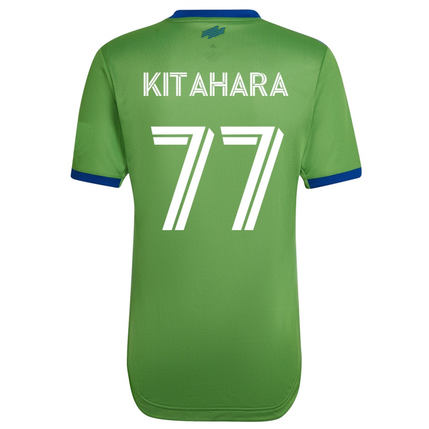 Férfi Sota Kitahara #77 Zöld Hazai Jersey 2023/24 Mez Póló Ing