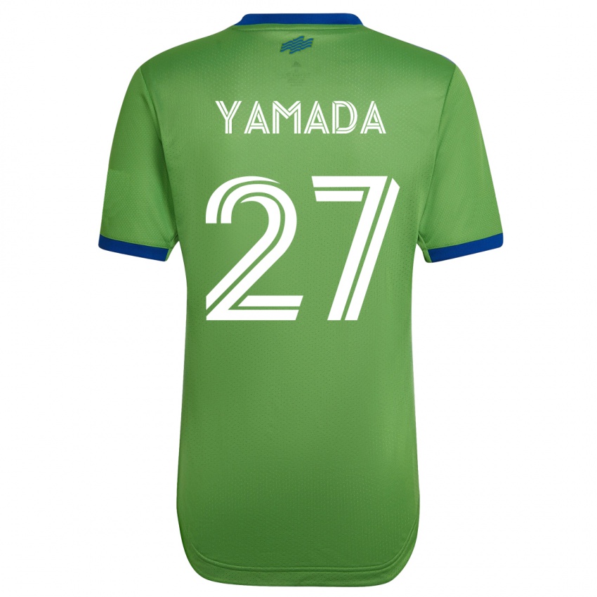 Férfi Hikari Yamada #27 Zöld Hazai Jersey 2023/24 Mez Póló Ing