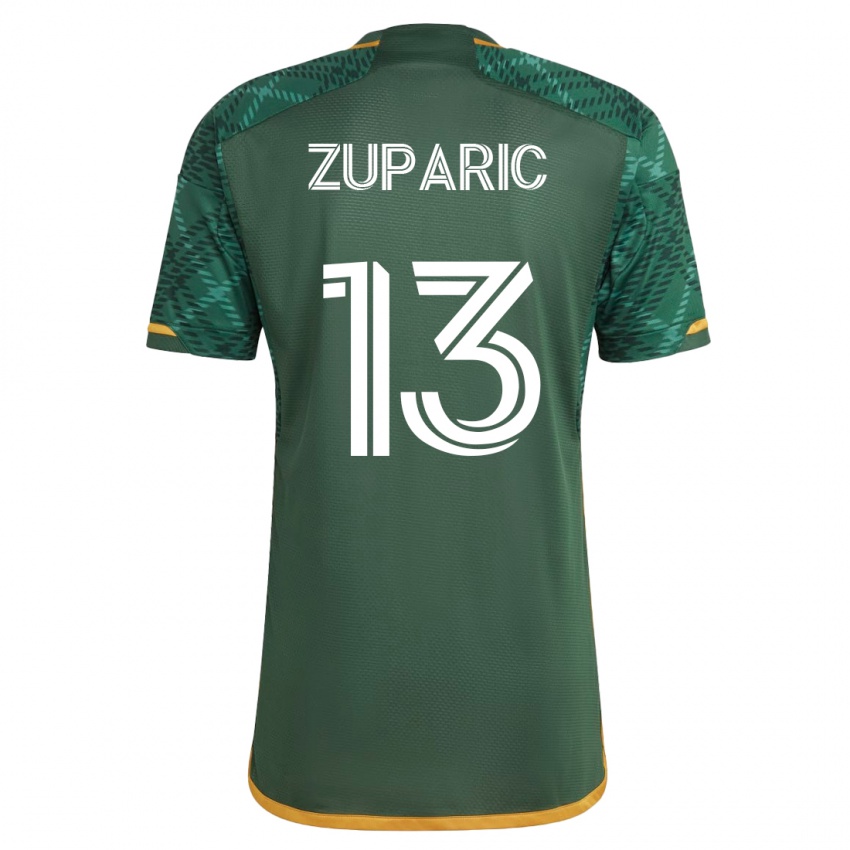 Férfi Dario Zuparic #13 Zöld Hazai Jersey 2023/24 Mez Póló Ing