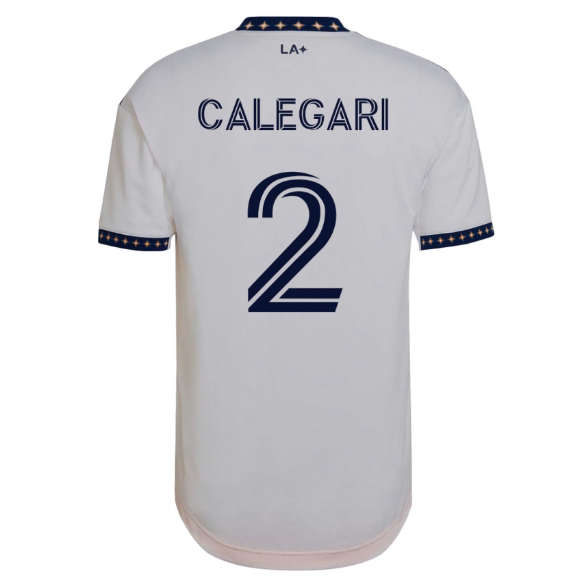 Férfi Calegari #2 Fehér Hazai Jersey 2023/24 Mez Póló Ing