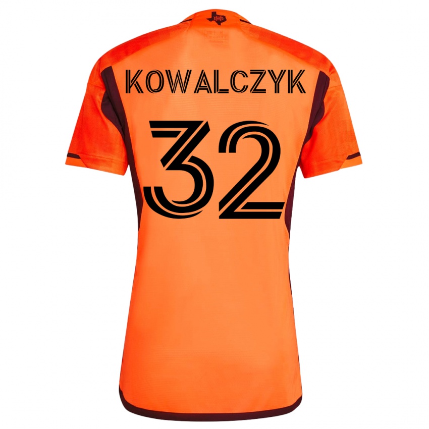 Férfi Sebastian Kowalczyk #32 Narancs Hazai Jersey 2023/24 Mez Póló Ing