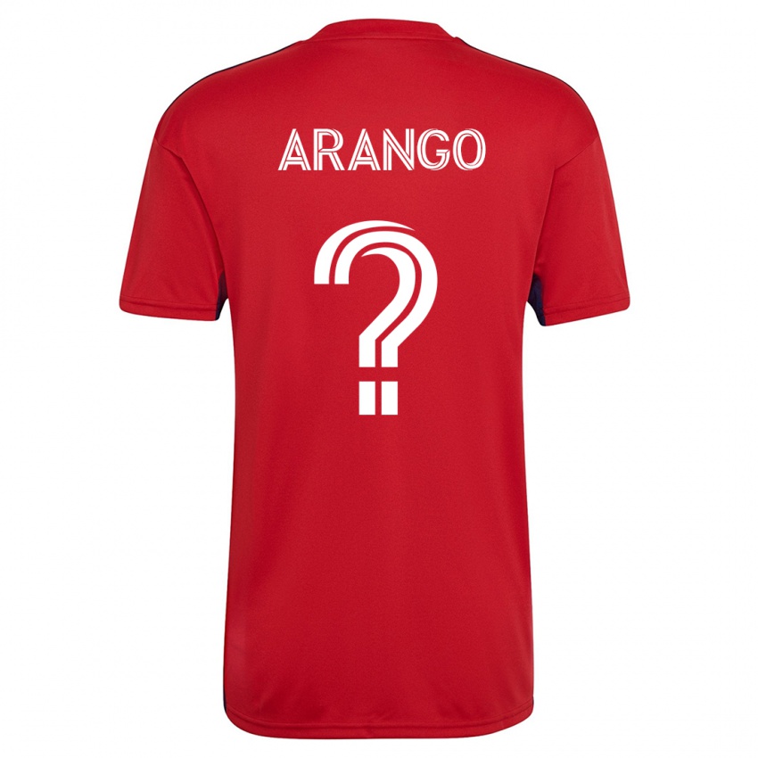 Férfi Nicolas Arango #0 Piros Hazai Jersey 2023/24 Mez Póló Ing