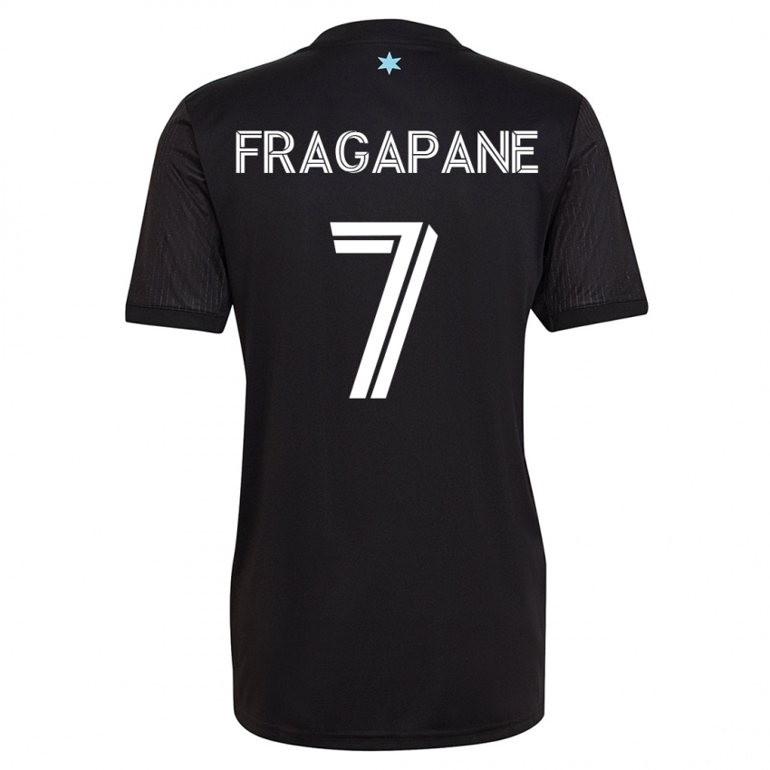 Férfi Franco Fragapane #7 Fekete Hazai Jersey 2023/24 Mez Póló Ing