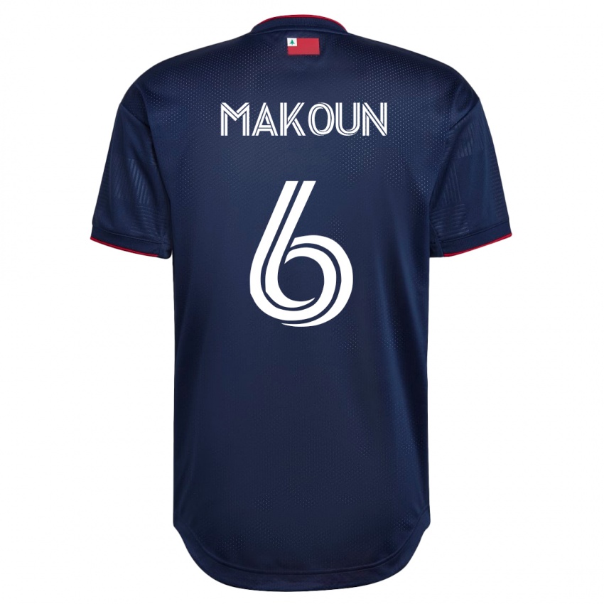 Férfi Christian Makoun #6 Haditengerészet Hazai Jersey 2023/24 Mez Póló Ing