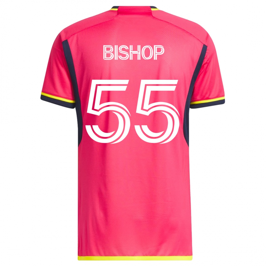 Férfi Nick Bishop #55 Rózsaszín Hazai Jersey 2023/24 Mez Póló Ing