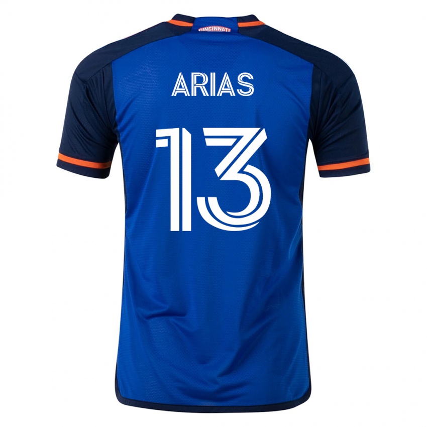 Férfi Santiago Arias #13 Kék Hazai Jersey 2023/24 Mez Póló Ing