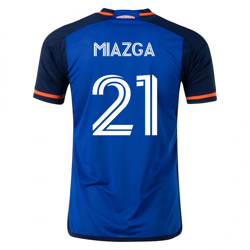 Férfi Matt Miazga #21 Kék Hazai Jersey 2023/24 Mez Póló Ing