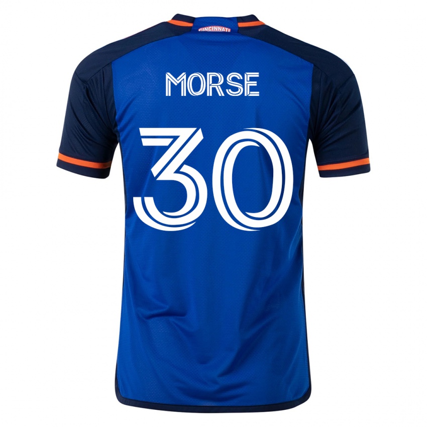 Férfi Hunter Morse #30 Kék Hazai Jersey 2023/24 Mez Póló Ing