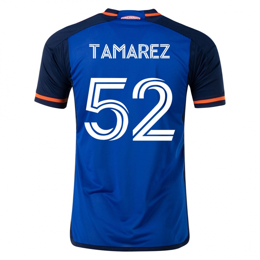 Férfi Lucas Tamarez #52 Kék Hazai Jersey 2023/24 Mez Póló Ing