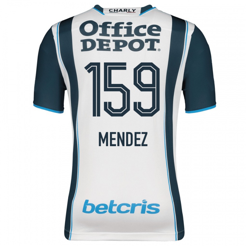 Férfi Daniel Méndez #159 Haditengerészet Hazai Jersey 2023/24 Mez Póló Ing