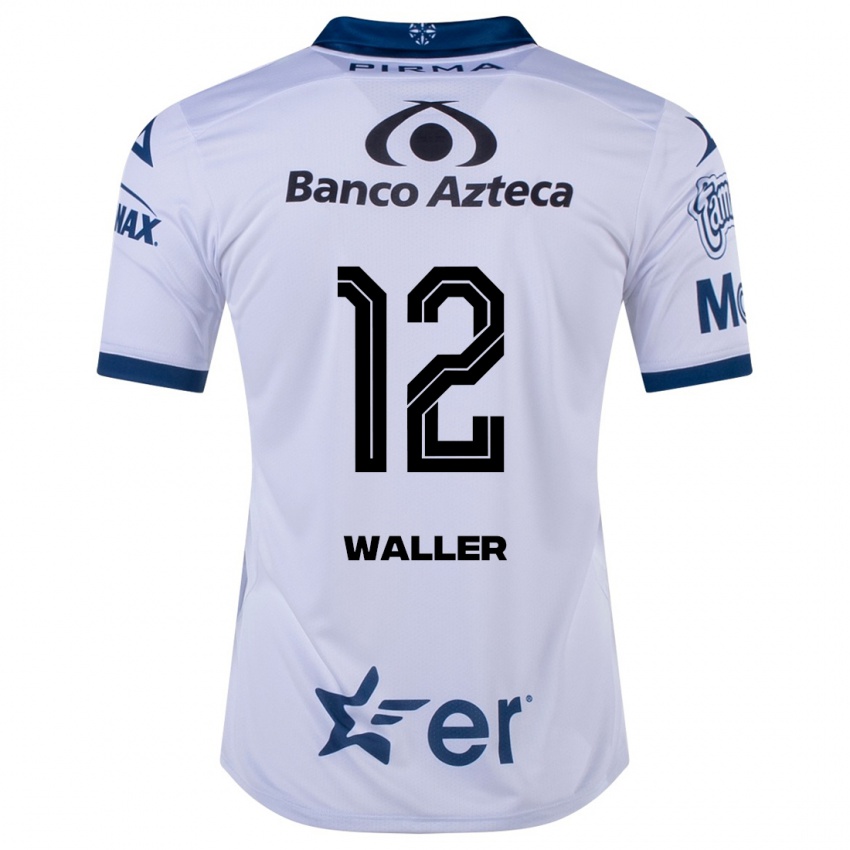 Férfi Facundo Waller #12 Fehér Hazai Jersey 2023/24 Mez Póló Ing