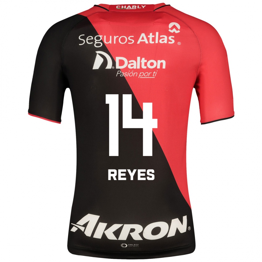 Férfi Luis Reyes #14 Fekete Hazai Jersey 2023/24 Mez Póló Ing