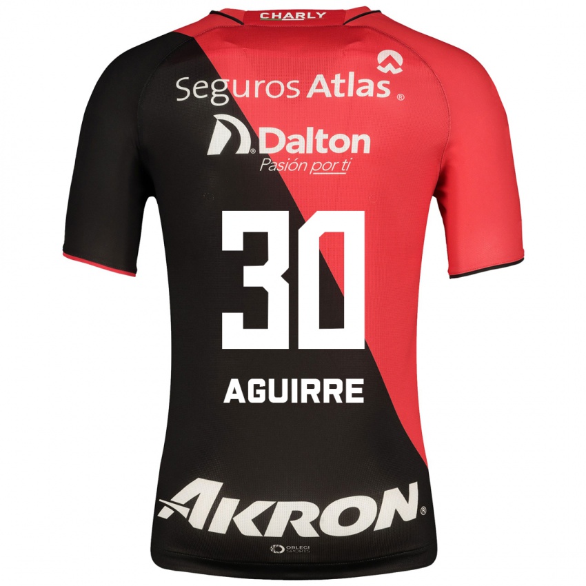 Férfi Eduardo Aguirre #30 Fekete Hazai Jersey 2023/24 Mez Póló Ing