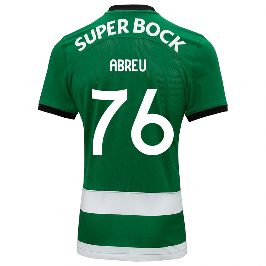 Férfi Diogo Abreu #76 Zöld Hazai Jersey 2023/24 Mez Póló Ing