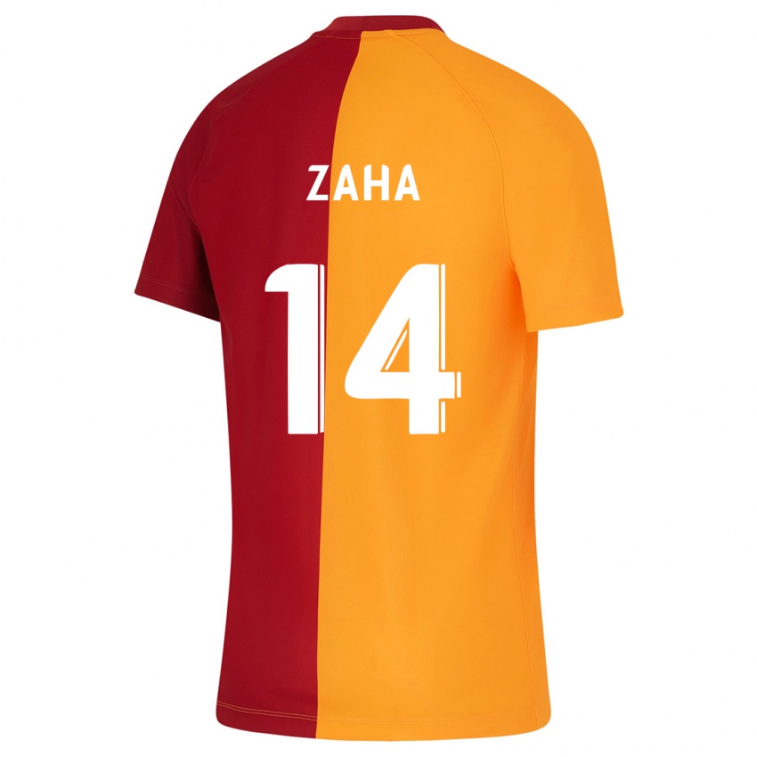 Férfi Wilfried Zaha #14 Narancs Hazai Jersey 2023/24 Mez Póló Ing