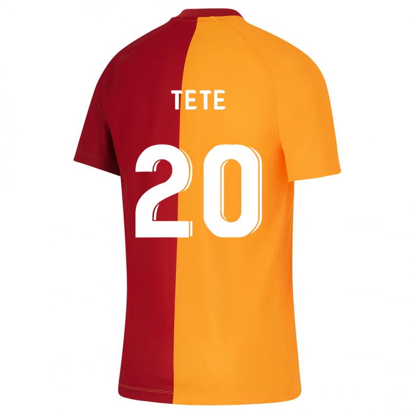 Férfi Tete #20 Narancs Hazai Jersey 2023/24 Mez Póló Ing