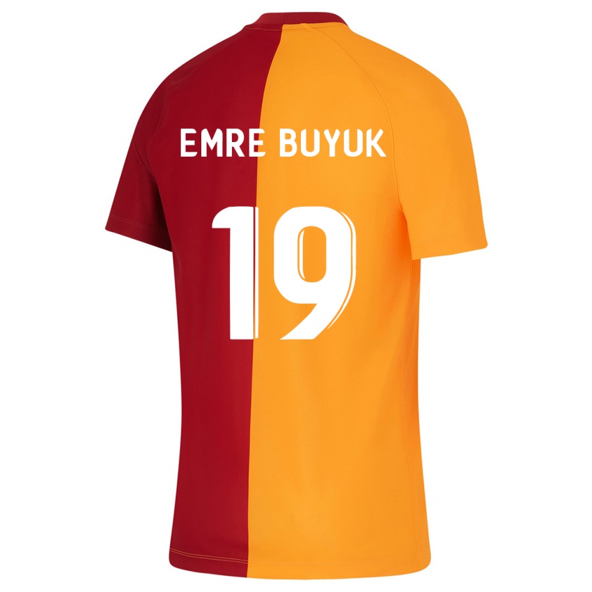 Férfi Enes Emre Büyük #19 Narancs Hazai Jersey 2023/24 Mez Póló Ing