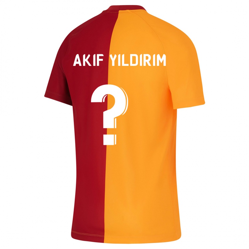 Férfi Mehmet Akif Yıldırım #0 Narancs Hazai Jersey 2023/24 Mez Póló Ing