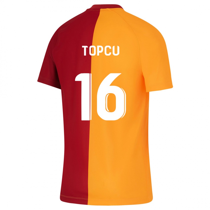 Férfi Ebru Topçu #16 Narancs Hazai Jersey 2023/24 Mez Póló Ing