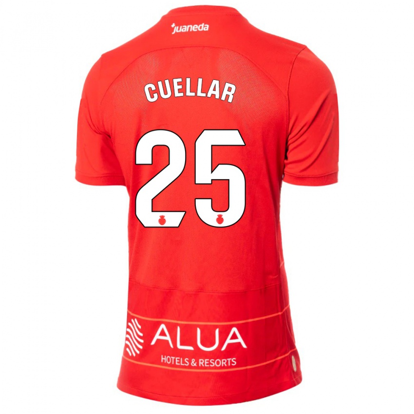 Férfi Iván Cuéllar #25 Piros Hazai Jersey 2023/24 Mez Póló Ing