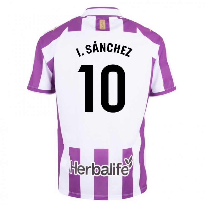 Férfi Iván Sánchez #10 Lila Hazai Jersey 2023/24 Mez Póló Ing