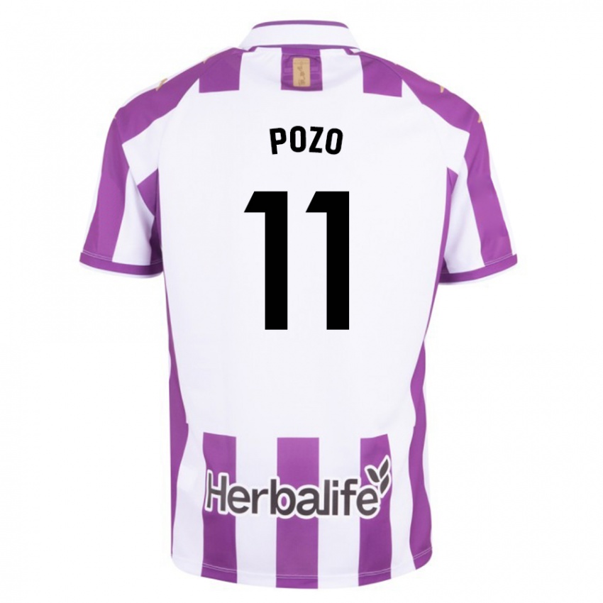 Férfi Manuel Pozo #11 Lila Hazai Jersey 2023/24 Mez Póló Ing