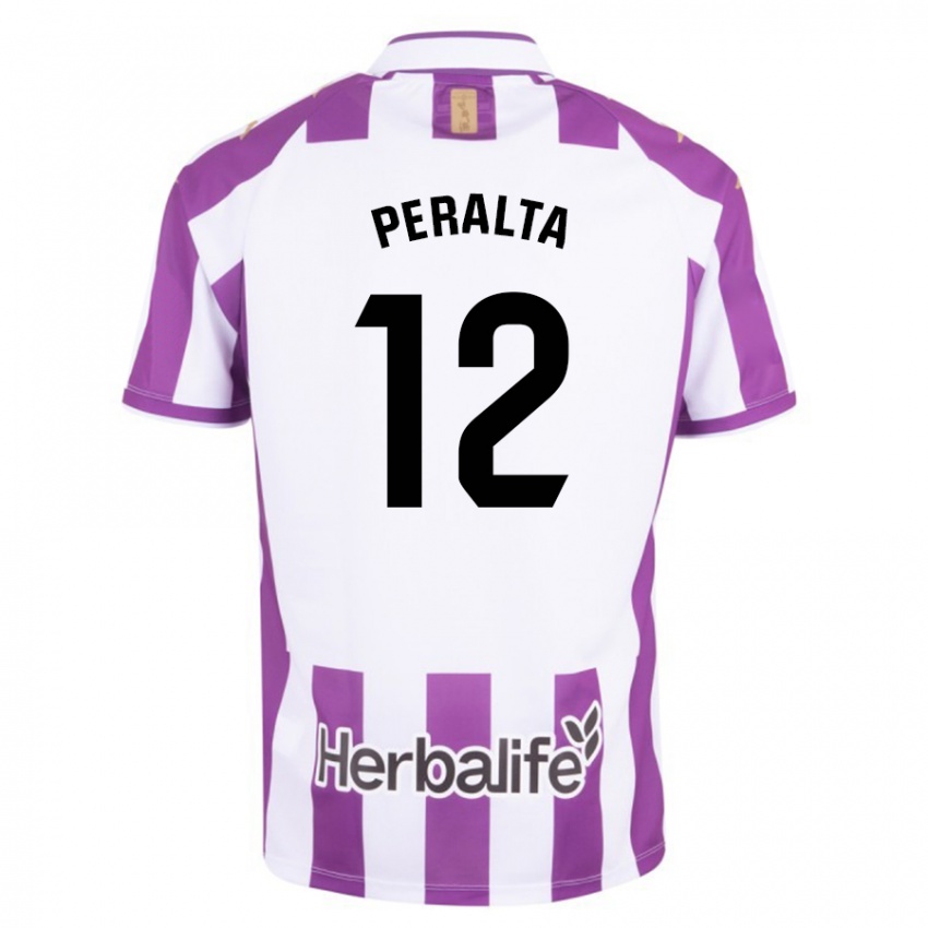 Férfi Fernando Peralta #12 Lila Hazai Jersey 2023/24 Mez Póló Ing