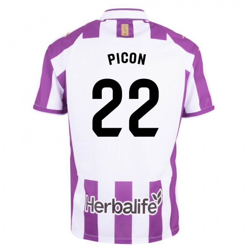 Férfi Pablo Picón #22 Lila Hazai Jersey 2023/24 Mez Póló Ing