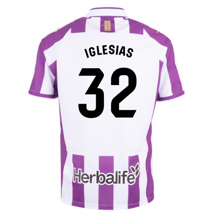 Férfi Koke Iglesias #32 Lila Hazai Jersey 2023/24 Mez Póló Ing