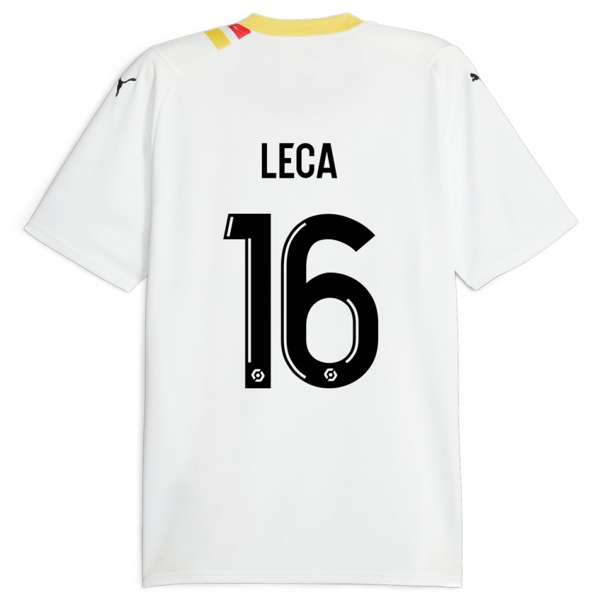 Férfi Jean-Louis Leca #16 Fekete Idegenbeli Jersey 2023/24 Mez Póló Ing