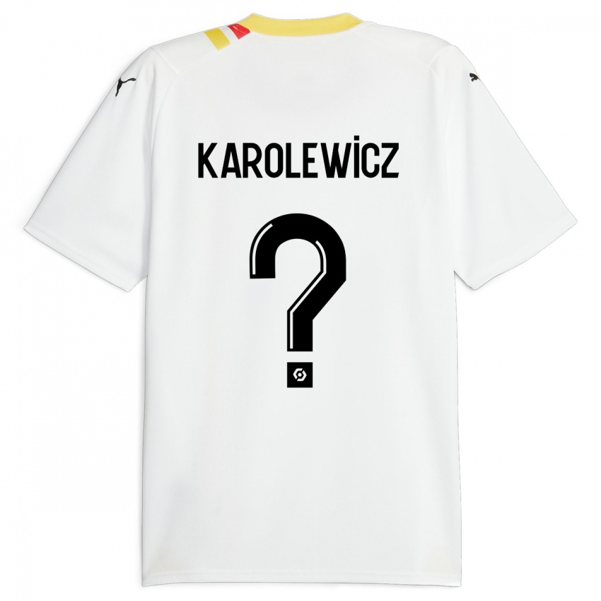 Férfi Roman Karolewicz #0 Fekete Idegenbeli Jersey 2023/24 Mez Póló Ing