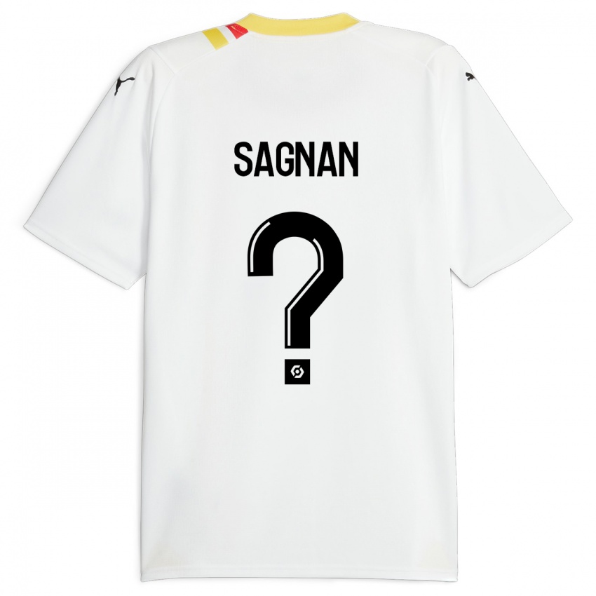 Férfi Souleymane Sagnan #0 Fekete Idegenbeli Jersey 2023/24 Mez Póló Ing