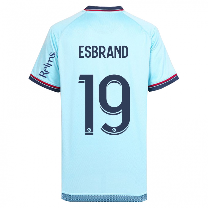 Férfi Josh Wilson-Esbrand #19 Égszínkék Idegenbeli Jersey 2023/24 Mez Póló Ing