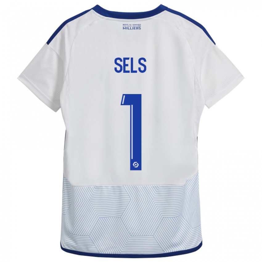 Férfi Matz Sels #1 Fehér Idegenbeli Jersey 2023/24 Mez Póló Ing