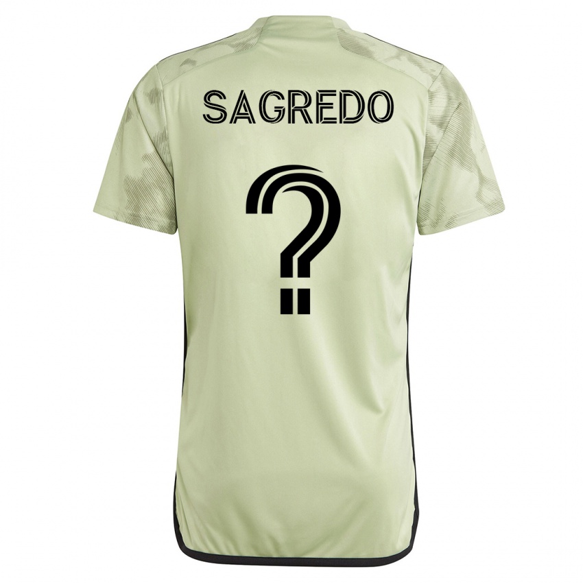 Férfi Giancarlo Sagredo #0 Zöld Idegenbeli Jersey 2023/24 Mez Póló Ing