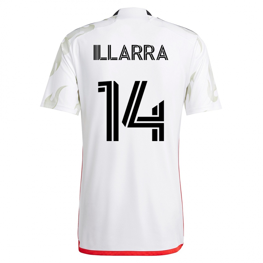 Férfi Asier Illarramendi #14 Fehér Idegenbeli Jersey 2023/24 Mez Póló Ing