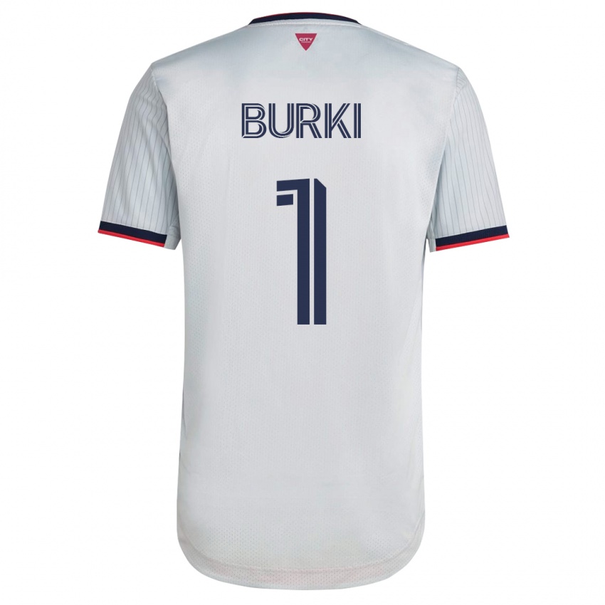 Férfi Roman Bürki #1 Fehér Idegenbeli Jersey 2023/24 Mez Póló Ing