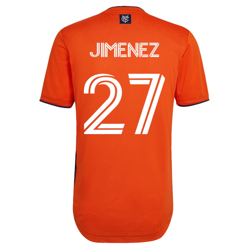Férfi Jonathan Jiménez #27 Fekete Idegenbeli Jersey 2023/24 Mez Póló Ing