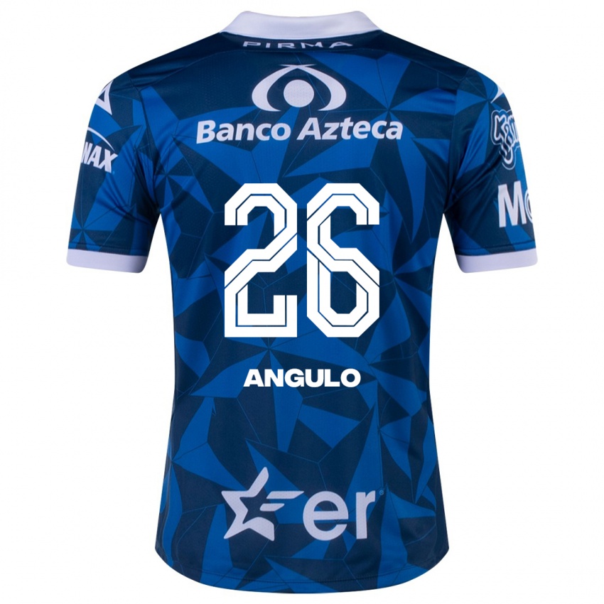 Férfi Brayan Angulo #26 Kék Idegenbeli Jersey 2023/24 Mez Póló Ing