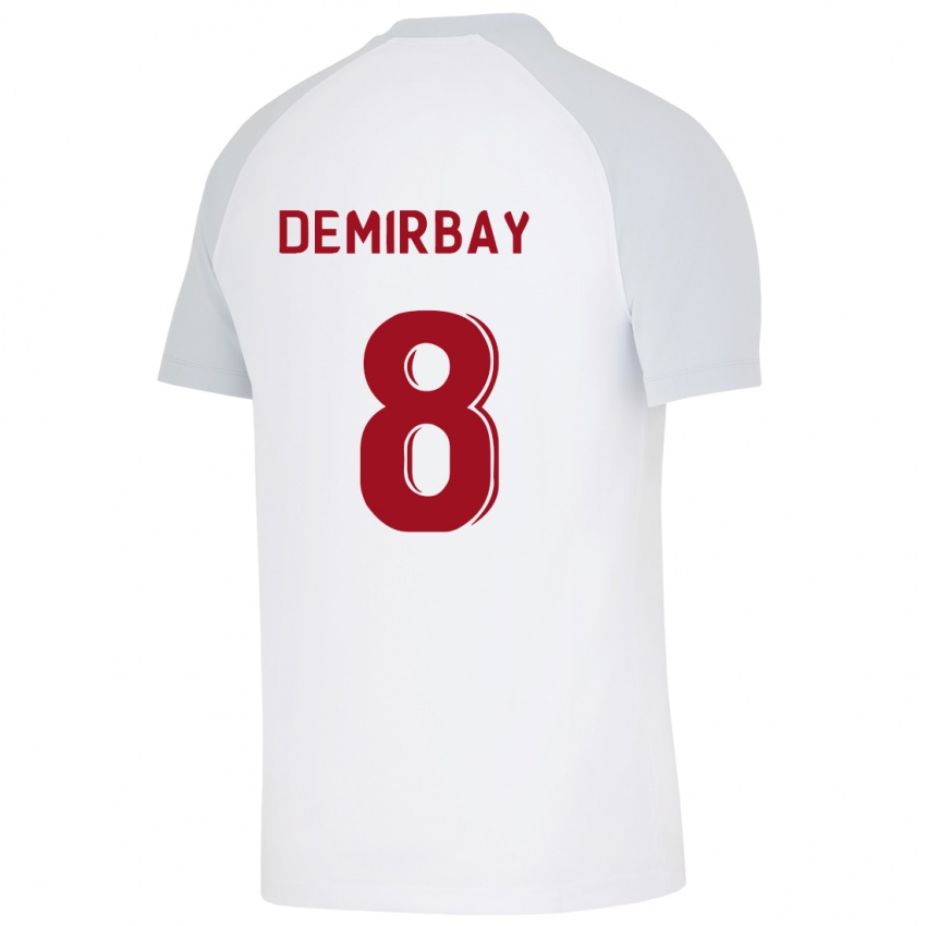 Férfi Kerem Demirbay #8 Fehér Idegenbeli Jersey 2023/24 Mez Póló Ing