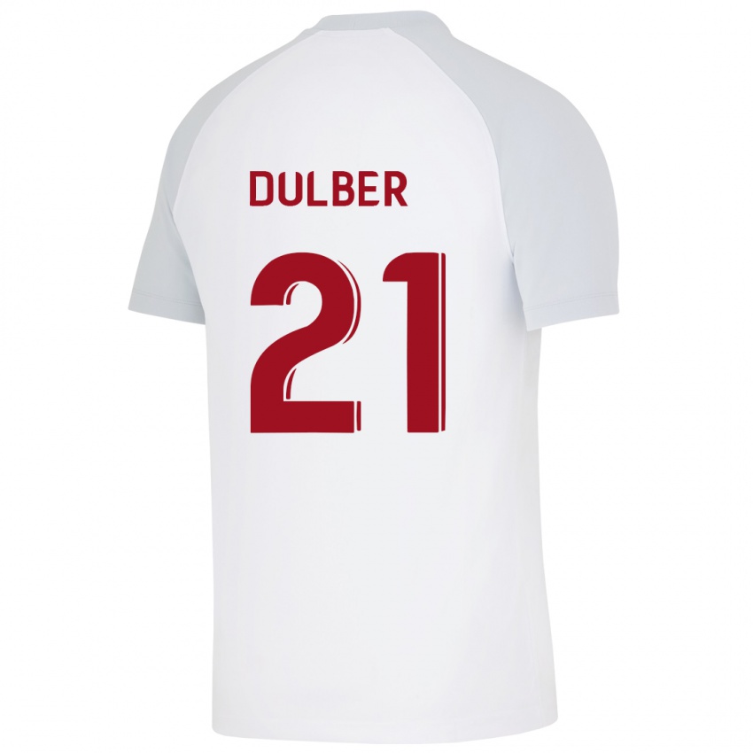 Férfi Didem Dülber #21 Fehér Idegenbeli Jersey 2023/24 Mez Póló Ing